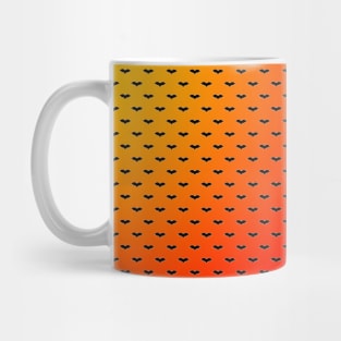 Tiny Bats Orange Mug